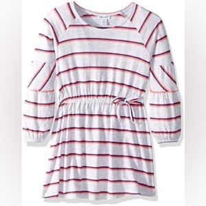 SPLENDID Striped Jersey Long-Sleeve Dress Sz 10 GIRLS